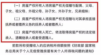 父母房产继承费用怎么收