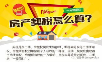 同城房产契税怎么算的