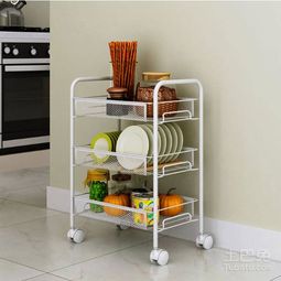 厨房产的置物架怎么用