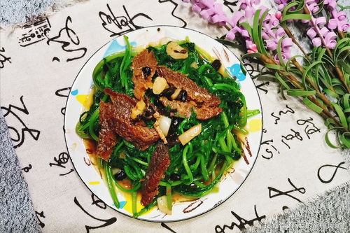 湖北美食炒菜苔的做法分享